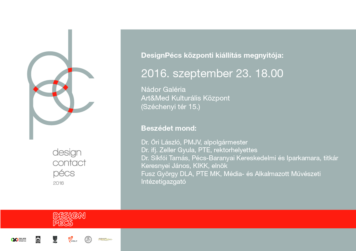 DesignPécs kiállításmegnyitó